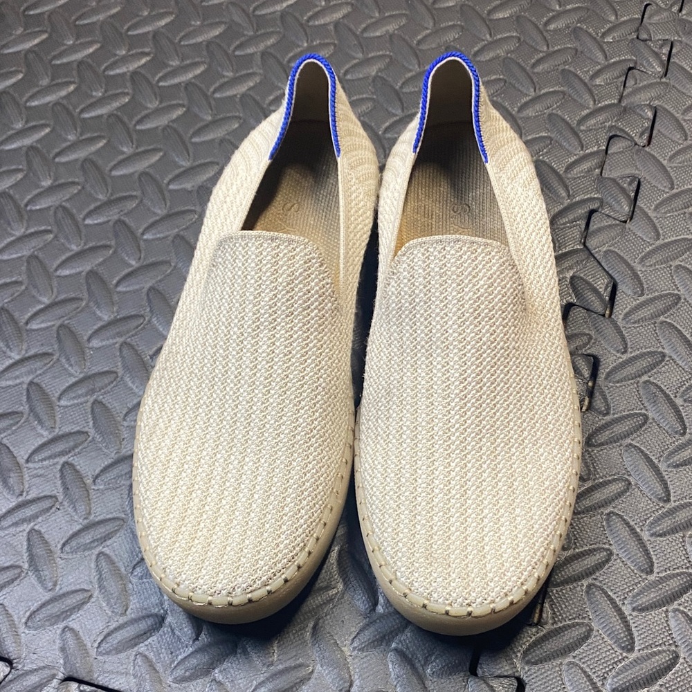 Rothy’s The Original Slip On Sneaker Womens 8 Sand Knit Loafers Shoes